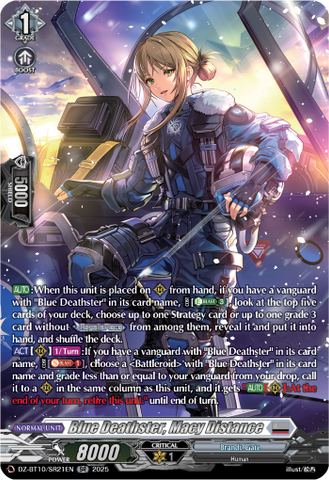 Blue Deathster, Macy Distance (SR) - DZ-BT10/SR21EN
