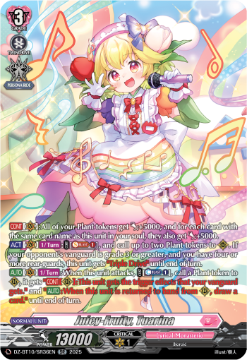 Juicy-Fruity, Tuarina (SR) - DZ-BT10/SR36EN