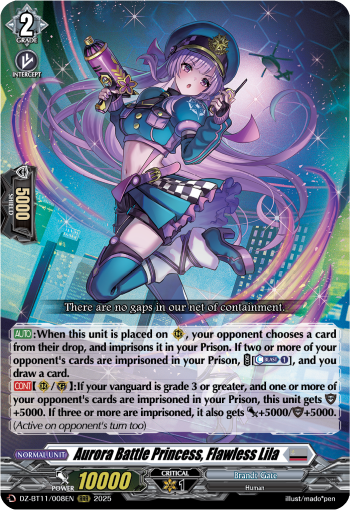 Aurora Battle Princess, Flawless Lila - DZ-BT11/008EN