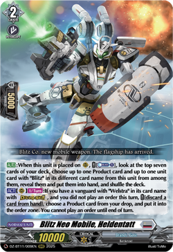 Blitz Neo Mobile, Heldentatt - DZ-BT11/009EN