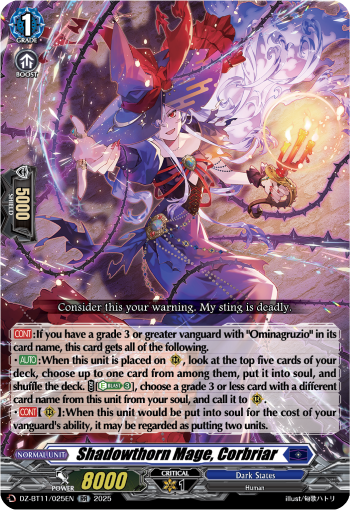 Shadowthorn Mage, Corbriar - DZ-BT11/025EN