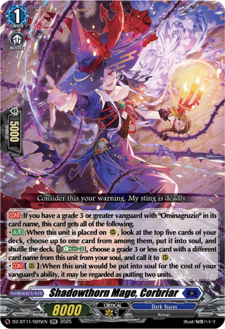Shadowthorn Mage, Corbriar - DZ-BT11/025EN
