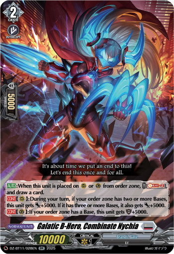 Galatic B-Hero, Combinate Nychia - DZ-BT11/028EN