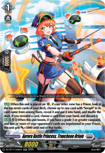 Aurora Battle Princess, Truncheon Orlain - DZ-BT11/030EN