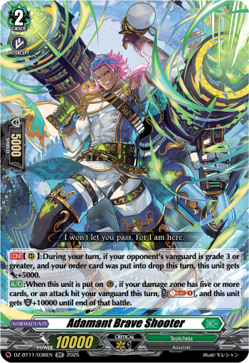 Adamant Brave Shooter - DZ-BT11/036EN
