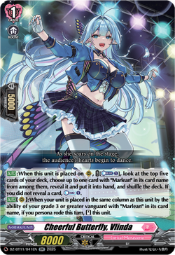 Cheerful Butterfly, Vlinda - DZ-BT11/041EN