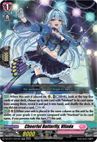 Cheerful Butterfly, Vlinda - DZ-BT11/041EN