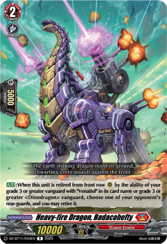 Heavy-fire Dragon, Badacohefty - DZ-BT11/043EN