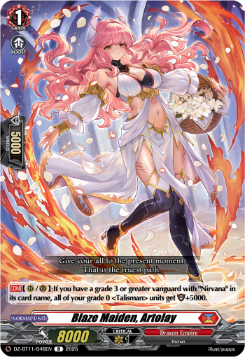 Blaze Maiden, Artolay - DZ-BT11/046EN