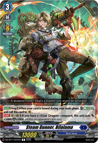 Steam Gunner, Bilalama - DZ-BT11/047EN
