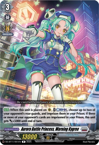 Aurora Battle Princess, Warning Kygree - DZ-BT11/051EN