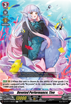 Devoted Performance, Tive - DZ-BT11/063EN