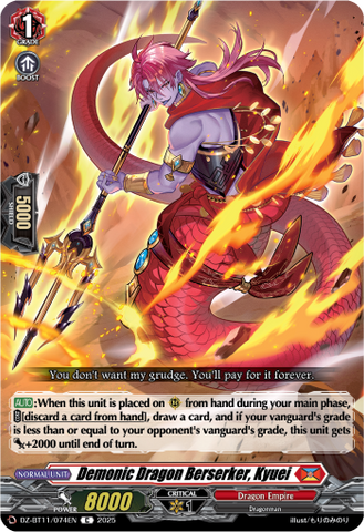 Demonic Dragon Berserker, Kyuei - DZ-BT11/074EN