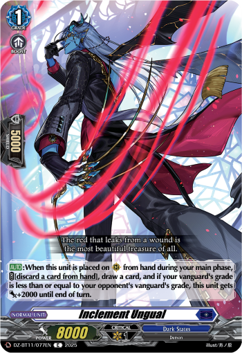 Inclement Ungual - DZ-BT11/077EN