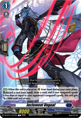 Inclement Ungual - DZ-BT11/077EN