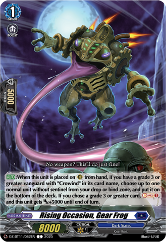 Rising Occasion, Gear Frog - DZ-BT11/082EN