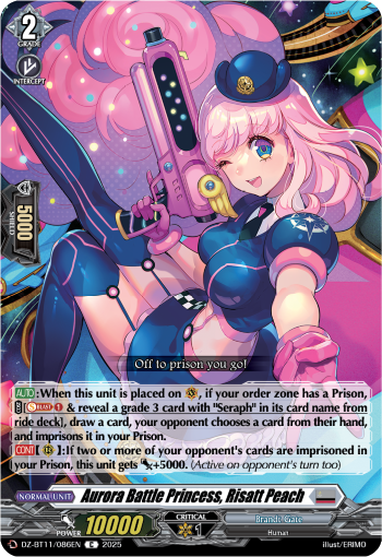 Aurora Battle Princess, Risatt Peach - DZ-BT11/086EN