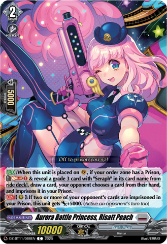 Aurora Battle Princess, Risatt Peach - DZ-BT11/086EN