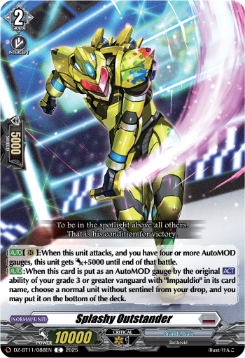 Splashy Outstander - DZ-BT11/088EN