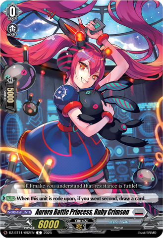 Aurora Battle Princess, Ruby Crimson - DZ-BT11/092EN