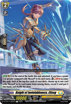 Knight of Inviolableness, Eliseg - DZ-BT11/095EN