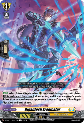 Gigantech Eradicator - DZ-BT11/097EN