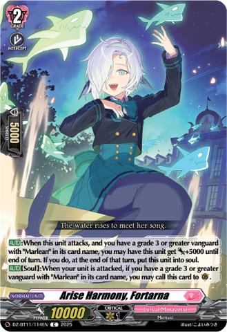 Arise Harmony, Fortarna - DZ-BT11/114EN