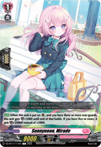 Sunnynoon, Mirade - DZ-BT11/117EN