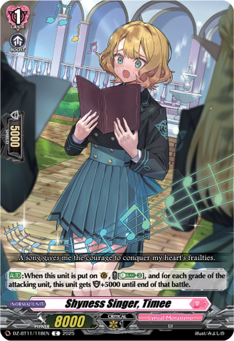 Shyness Singer, Timee - DZ-BT11/118EN