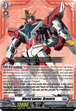 World Savior, Bravern - DZ-BT11/EX02EN