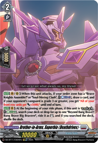 Brother-in-Arms, Superbia (Deathdrives) - DZ-BT11/EX04EN