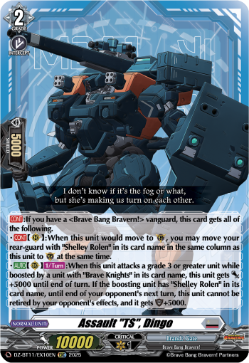 Assault "TS", Dingo - DZ-BT11/EX10EN