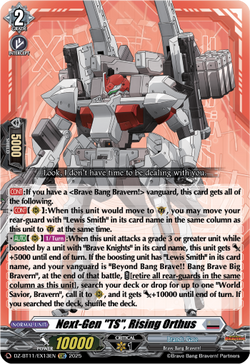 Next-Gen "TS", Rising Orthus - DZ-BT11/EX13EN