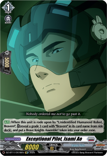 Exceptional Pilot, Isami Ao - DZ-BT11/EX19EN