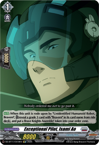 Exceptional Pilot, Isami Ao - DZ-BT11/EX19EN