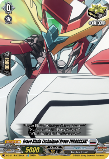 Brave Blade Technique! Brave ZUBAAAASH! - DZ-BT11/EX28EN