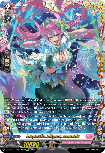 Emphatic Rhyme, Armelle (FFR) - DZ-BT11/FFR17EN