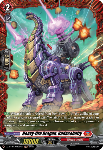 Heavy-fire Dragon, Badacohefty (FR) - DZ-BT11/FR05EN