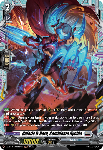 Galatic B-Hero, Combinate Nychia (FR) - DZ-BT11/FR18EN