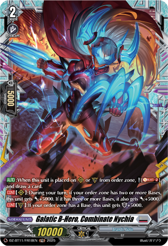 Galatic B-Hero, Combinate Nychia (FR) - DZ-BT11/FR18EN