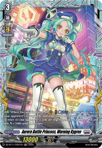 Aurora Battle Princess, Warning Kygree (FR) - DZ-BT11/FR21EN