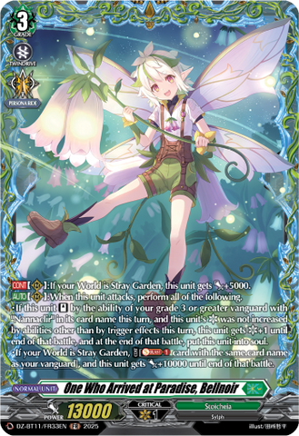 One Who Arrived at Paradise, Bellnoir (FR) - DZ-BT11/FR33EN