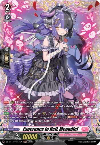 Esperance in Hell, Menadiel (FR) - DZ-BT11/FR41EN