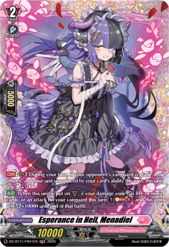 Esperance in Hell, Menadiel (FR) - DZ-BT11/FR41EN