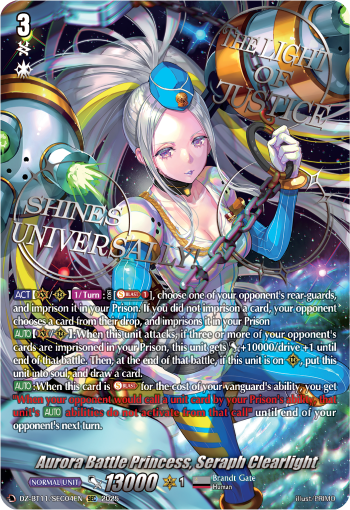 Aurora Battle Princess, Seraph Clearlight (SEC) - DZ-BT11/SEC04EN