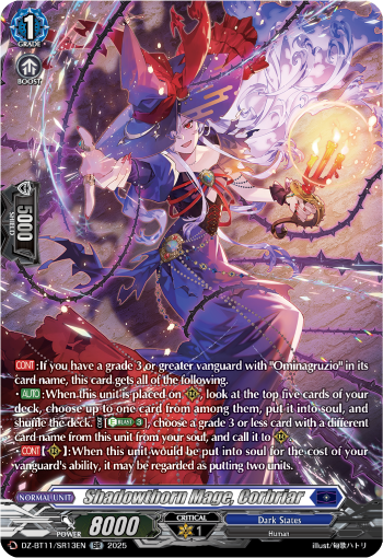 Shadowthorn Mage, Corbriar (SR) - DZ-BT11/SR13EN