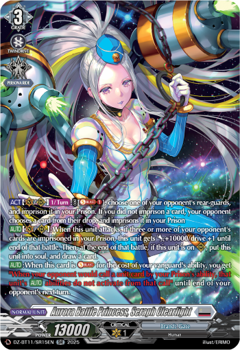 Aurora Battle Princess, Seraph Clearlight (SR) - DZ-BT11/SR15EN
