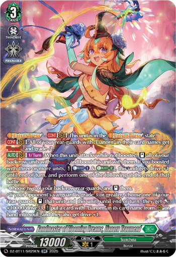 Bandmaster of Blooming Dreams, Lianorn Traumend (SR) - DZ-BT11/SR29EN