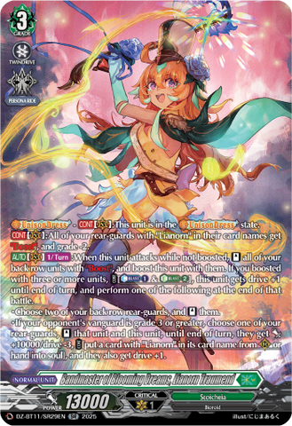 Bandmaster of Blooming Dreams, Lianorn Traumend (SR) - DZ-BT11/SR29EN