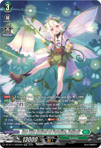 One Who Arrived at Paradise, Bellnoir (SR) - DZ-BT11/SR32EN